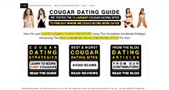 Desktop Screenshot of cougar-dating-guide.com